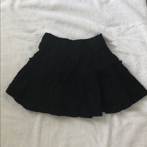 Brand new with tags black mini skirt
